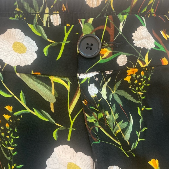 CAbi Black Floral Chi Chi Trouser Pants - Picture 4 of 8